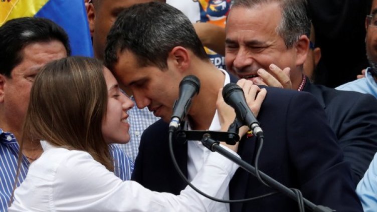 Фабиана Росалес и Хуан Гуайдо. Снимка: архив, Reuters