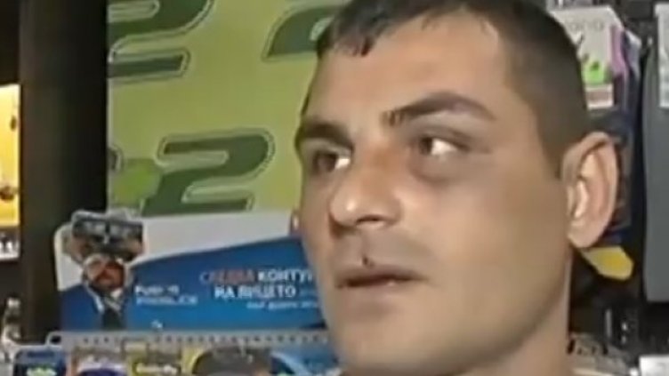 Венцислав Димитров е пострадалият продавач. Снимка: кадър Нова тв