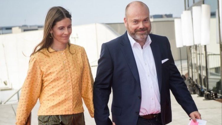 Андерс Поулсен и съпругата му. Снимка: архив, Reuters