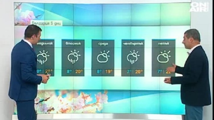 Пролетно време през тази седмица