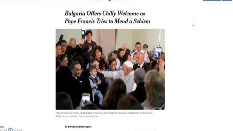 Международни медии: България с хладно посрещане към папата