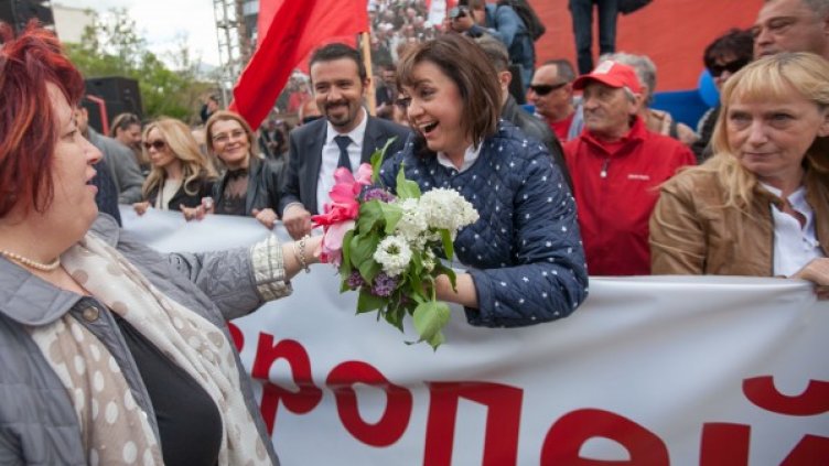 БСП води с малко. Снимка: Димитър Кьосемарлиев, Dnes.bg