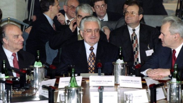 Алия Изетбегович, Франьо Туджман и Слободан Милошевич. Снимка: архив, Reuters