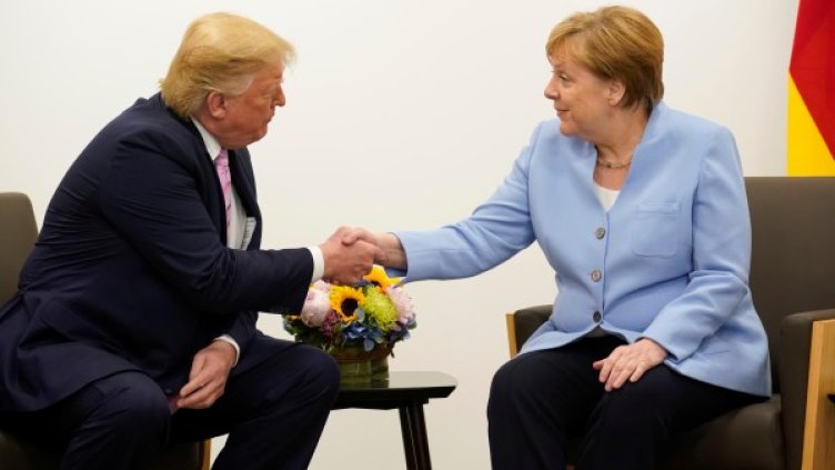 Доналд Тръмп и Ангела Меркел. Снимка: Reuters