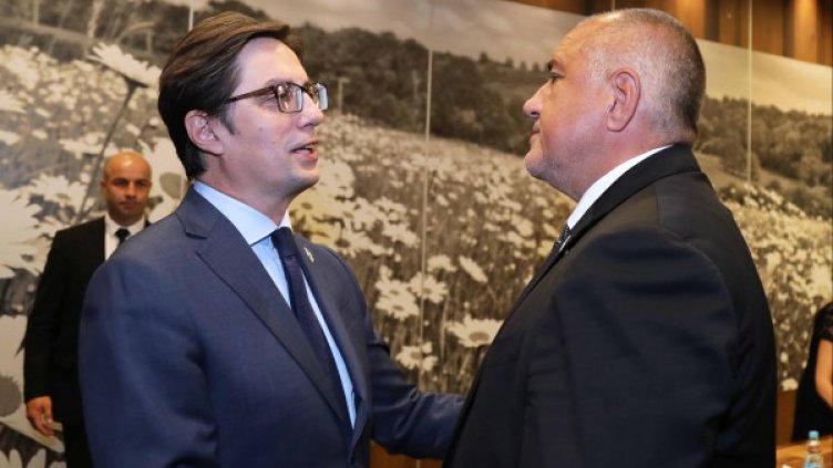 Стево Пендаровски и Бойко Борисов. Снимка: БТА