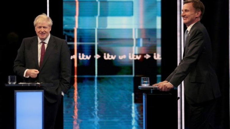 Борис Джонсън и Джереми Хънт. Снимка: Reuters