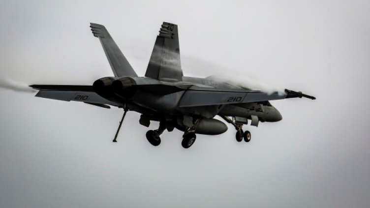 F/A-18E Super Hornet . Снимка: Reuters