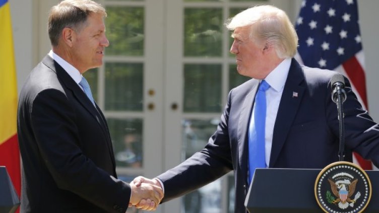 Клаус Йоханис и Доналд Тръмп. Снимка: Reuters