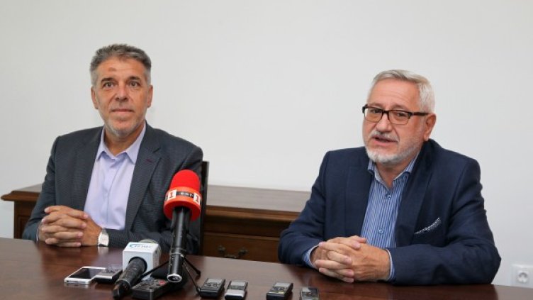 Драги Георгиев и Ангел Димитров. Снимка: БТА