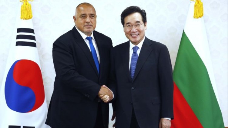 Бойко Борисов и И Нак Йон. Снимка: МС