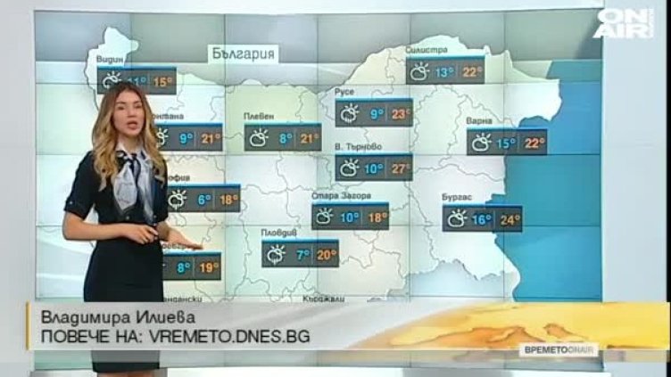 Сиромашкото лято ще ни радва още, градусите днес - до 24