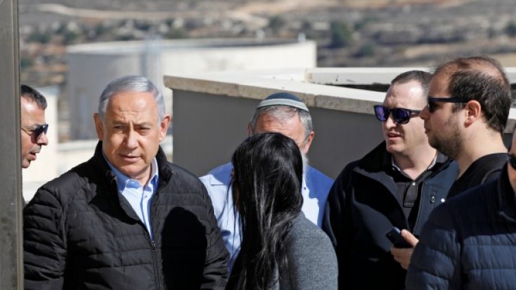 След решението на САЩ: Нетаняху на Западния бряг