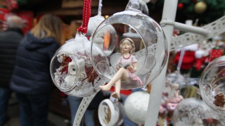 Немски коледен базар в София. Снимка: БТА