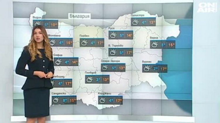 Облачността ще се разкъса, вечерта обаче пак ще завали