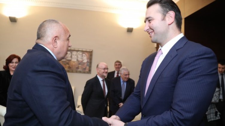 Бойко Борисов и Калоян Махлянов &ndash; Котоошу. Снимка: МС