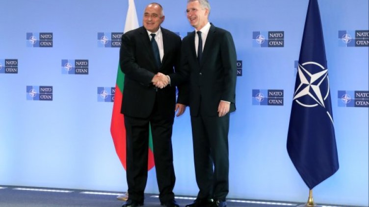 Бойко Борисов и Йенс Столтенберг. Снимка: БТА