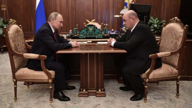 Владимир Путин и Михаил Мишустин. Снимка: БГНЕС