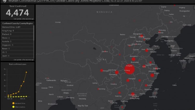 Създадоха сайт, който следи коронавируса онлайн
