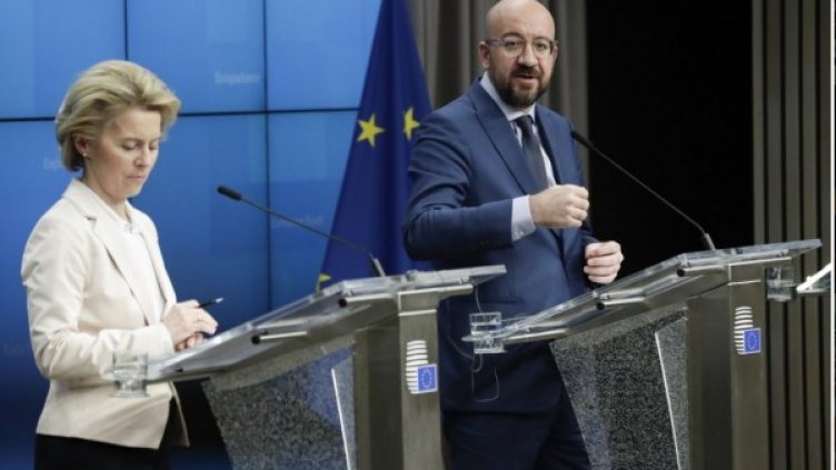 Урсула фон дер Лайен и Шарл Мишел. Снимка: БГНЕС