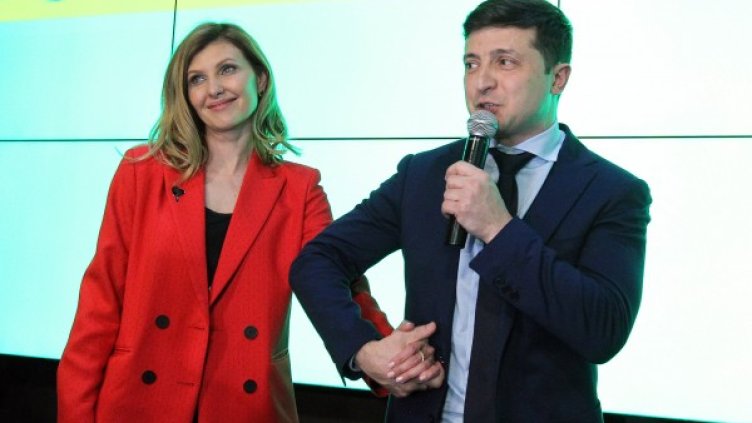 Олена и Володимир Зеленски. Снимка: архив, БГНЕС