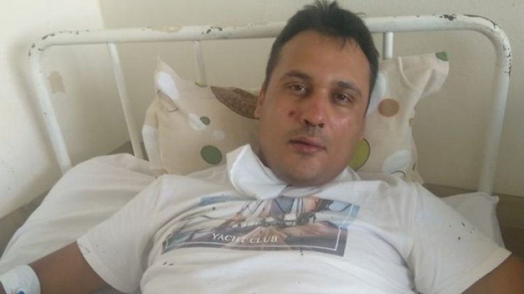 Пострадалият Пламен. Снимка: Facebook