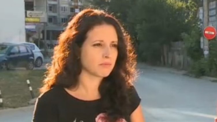 Съпругата на пострадалия. Снимка: Кадър БНТ