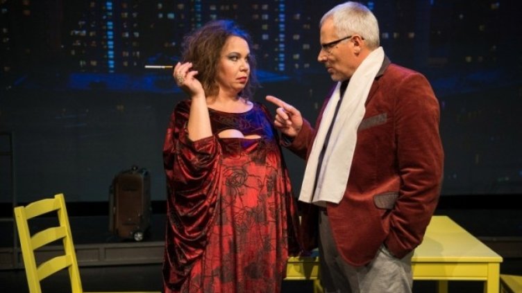 Кадър от спектакъла "Женска логика". Снимка:  ДТ "К. Величков" Пазарджик