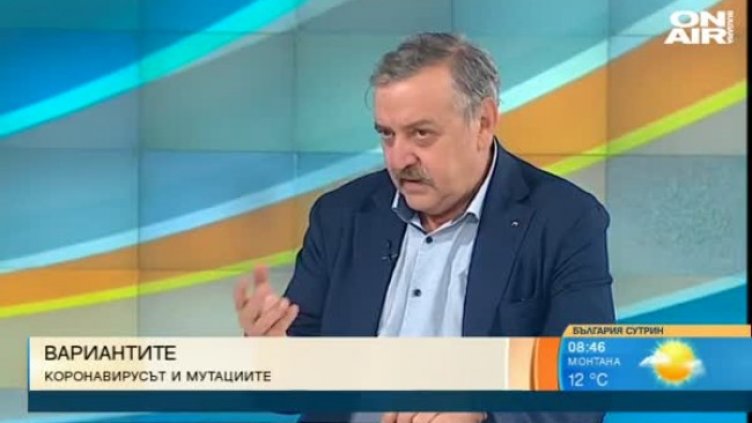 94% от тези в болниците са неваксинирани, сметна Кантарджиев