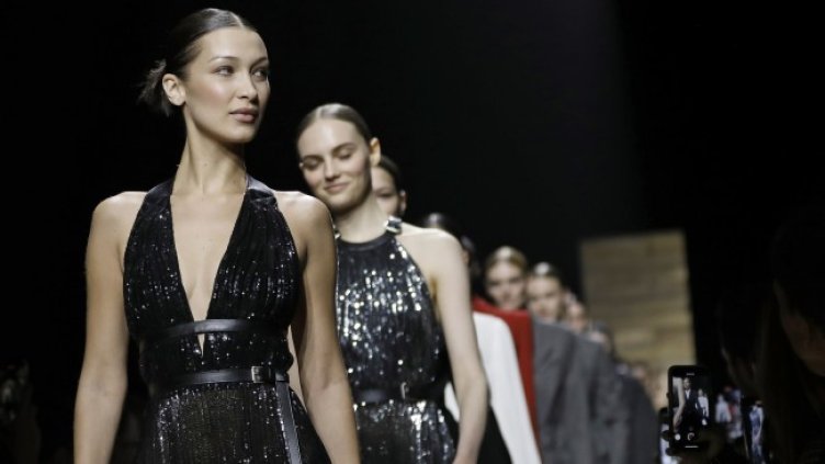 Бела Хадид на Седмица на модата в Ню Йорк; Снимка: БГНЕС