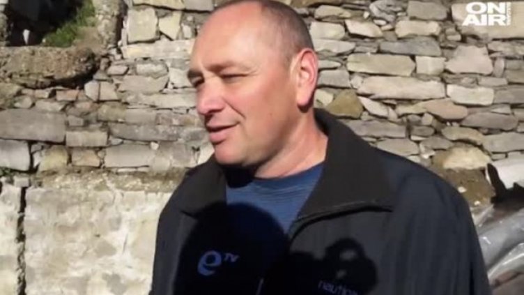 Разчистват срутището в Смолян