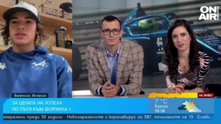 БГ сензацията Никола Цолов се прицели във Формула 1