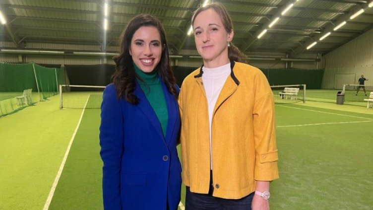 Маги Малеева с водещата Мария Константинова