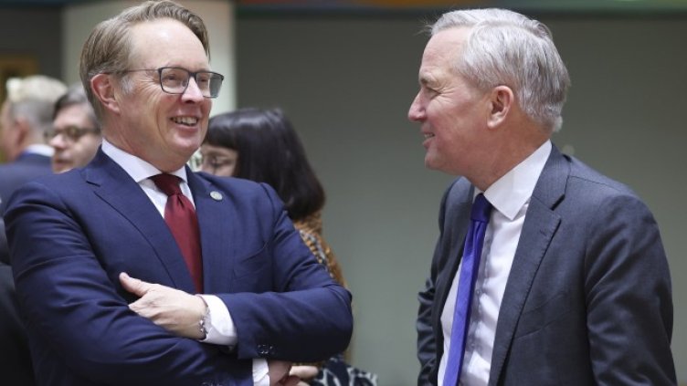 Ерик ван дер Бург (в дясно). Снимка: БГНЕС/ЕРА