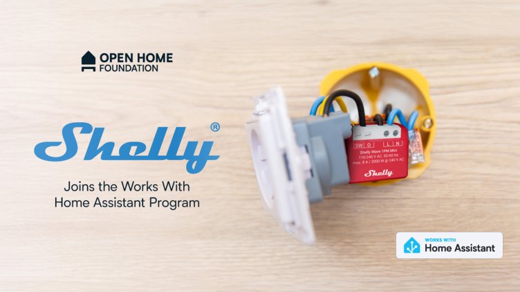 Пет устройства Shelly Z-Wave бяха официално сертифицирани като "Works with Home Assistant"