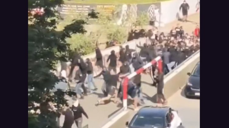 Масов бой между ултраси на Хайдук и Динамо Загреб, 180 души са арестувани