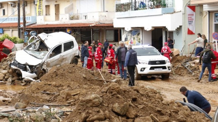 Ираклион, земетресението през 2022 година    Снимка БГНЕС