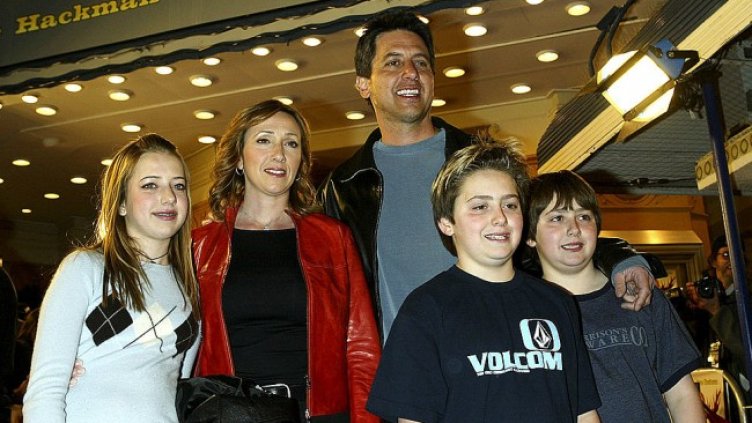 Романо със семейството си през 2004 г.; Снимка: Getty Images