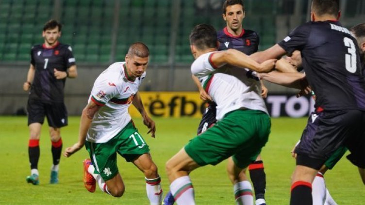 Безлична България отнесе тройка и от Грузия