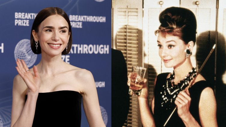 Лили Колинс ще възкреси Одри Хепбърн във филм, посветен на "Закуска в Тифани"