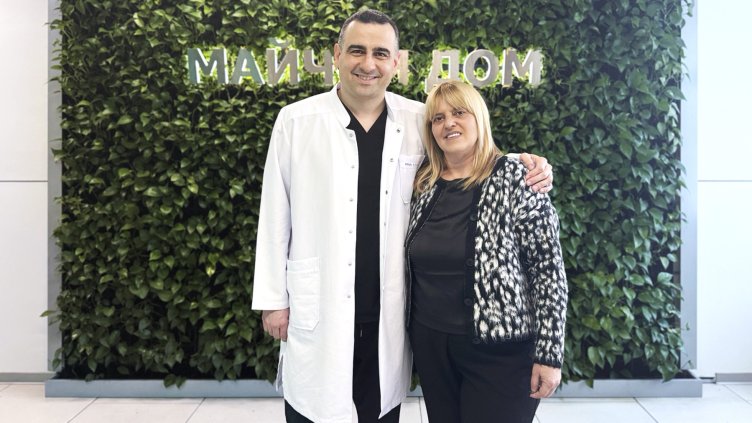 Д-р Тоцев и Павлина. Снимка: Майчин дом