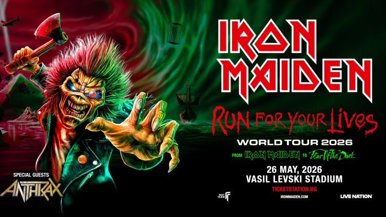 Траш легендите от Аnthrax стават част от завръщането на Iron Maiden в България