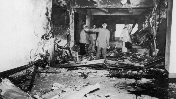 Кадри от самолетната катастрофа/Снимка: Getty Images