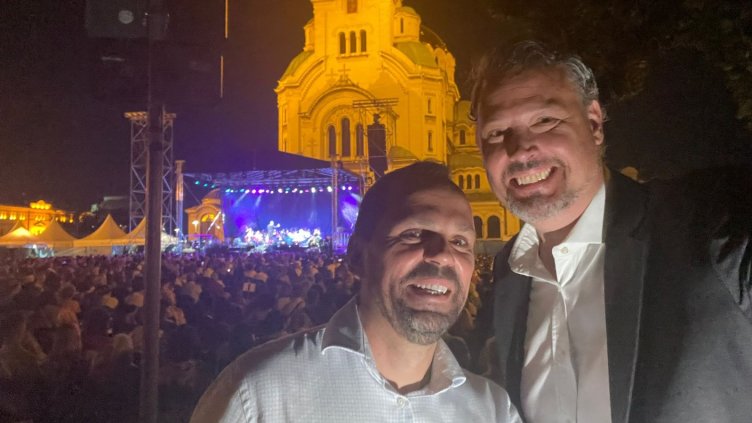 Георги Радев с Петър Хосек. Снимка: Личен архив