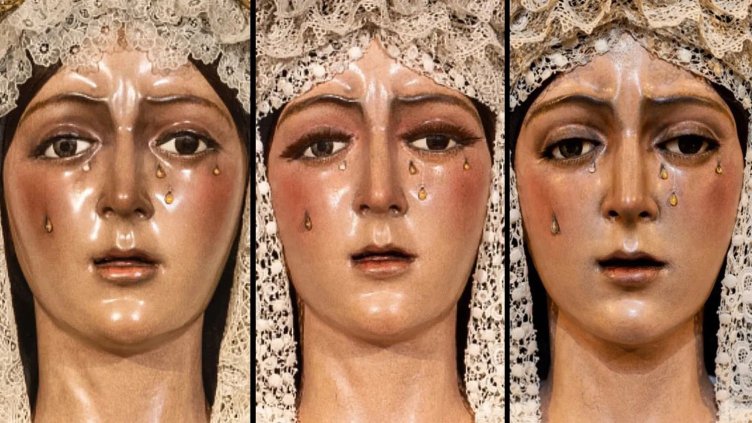 Потрес: Реставрираха статуя на Дева Мария, изглежда като след пластична операция