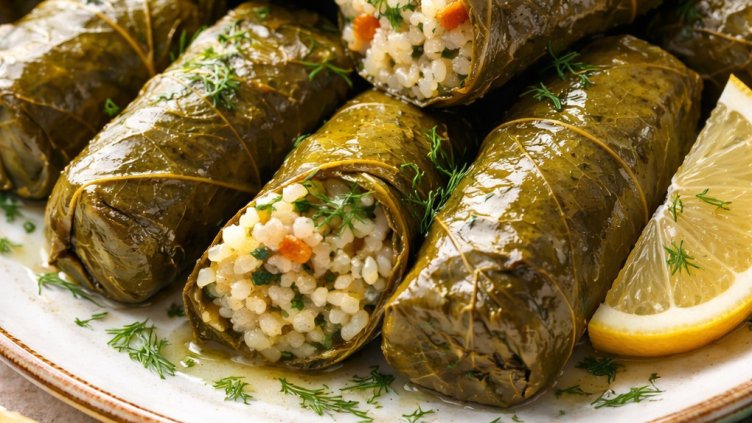 Рецепта за Цветница: Постни сарми с ориз и зелении