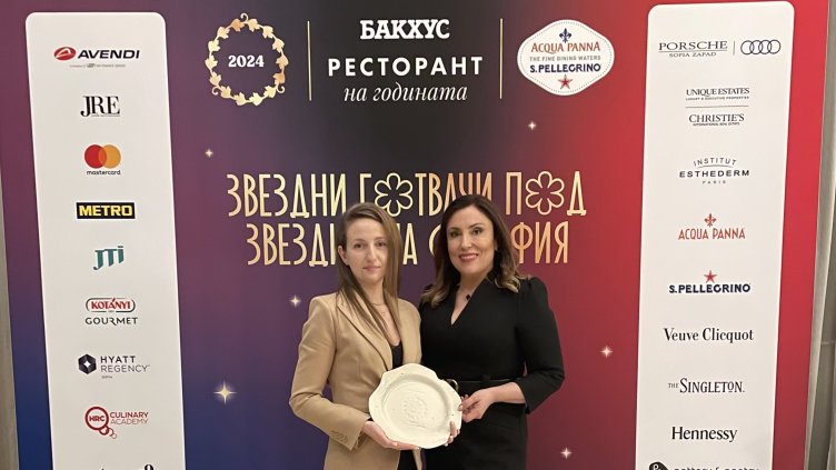  Ресторант ADOR триумфира в "Ресторант на годината" на сп. Бакхус 