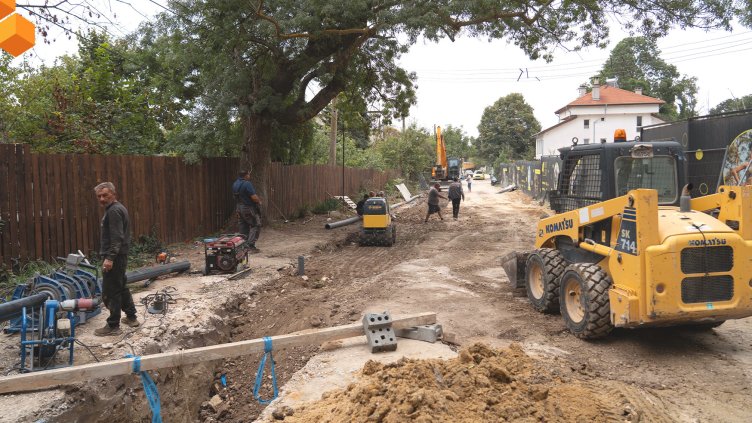 Внимание, шофьори: по ул. "Петър Попов" тече реконструкция на пътя