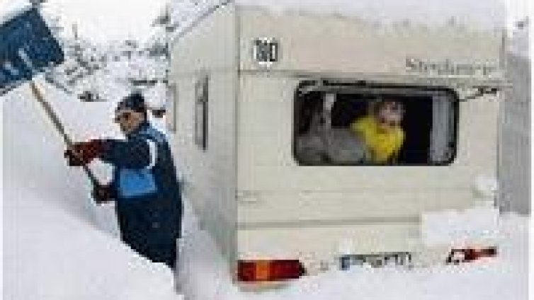 Рекордно ниски температури в Германия за последните 100 години