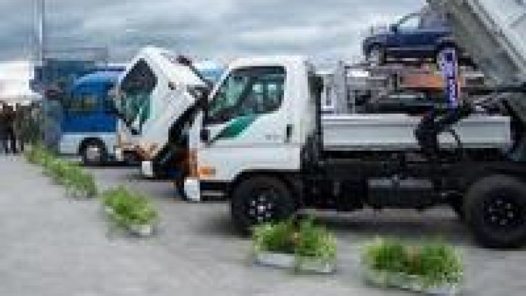 12 автобуса и 11 камиона продаде Hyundai на Австосалон 2005