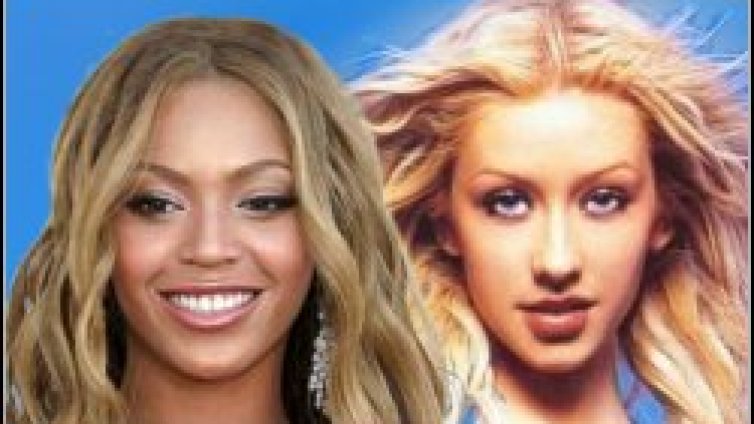 Колаж на деня - Бийонсе и Кристина Агилера